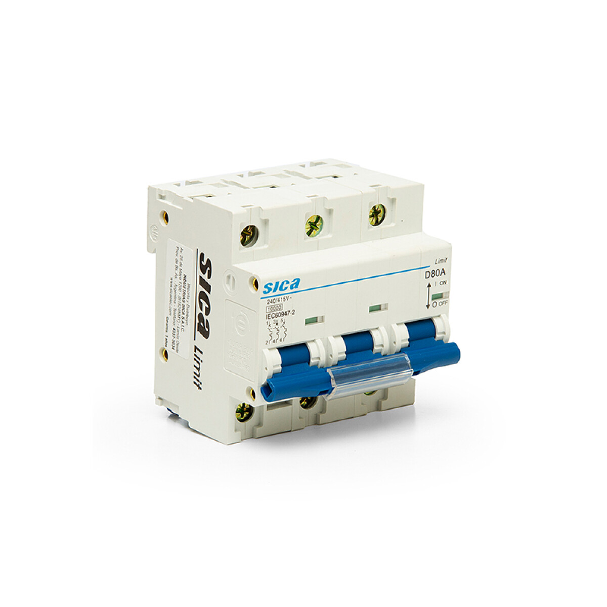 Llave térmica din Superlimit 3P 80A 10kA - SK2380 