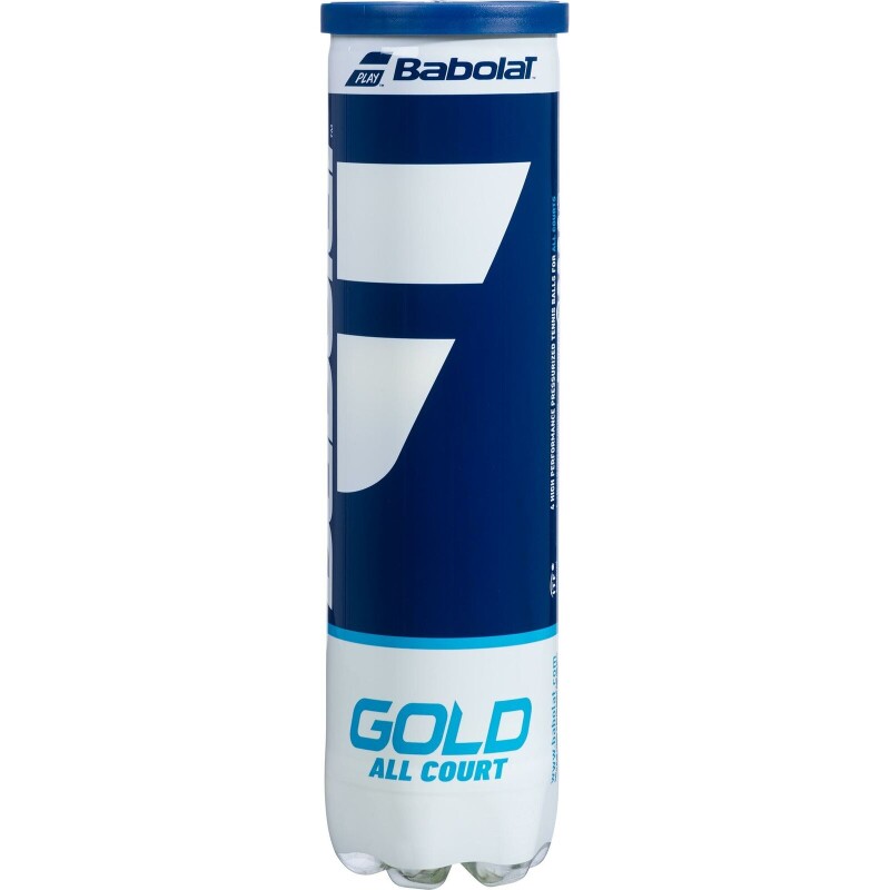 Tubo Pelotas Tenis Babolat Gold All Court X4 Tubo Pelotas Tenis Babolat Gold All Court X4