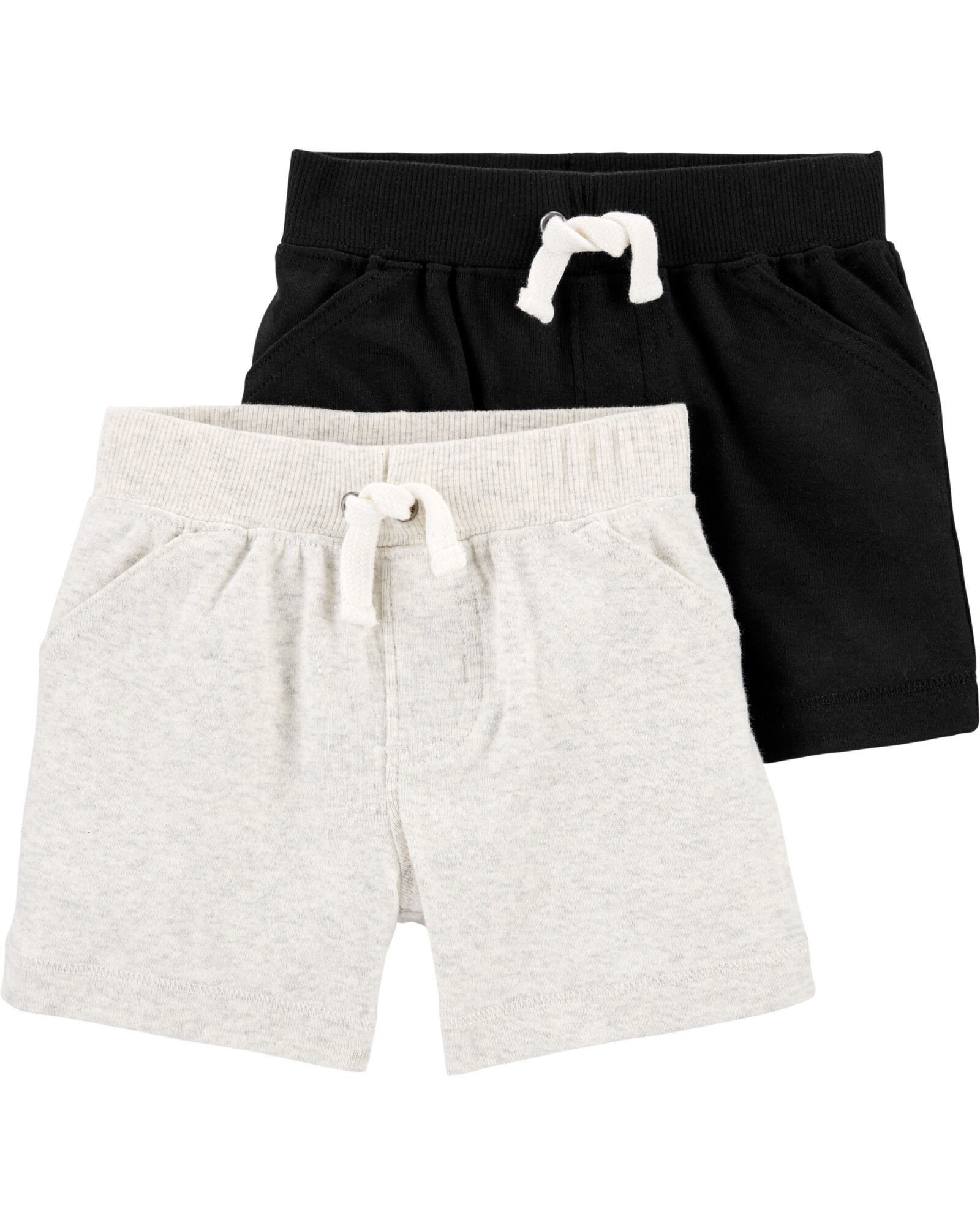 Pack dos shorts de algodón con cordón Sin color