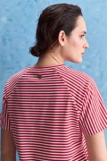 REMERA SCALA Blanco/Rojo