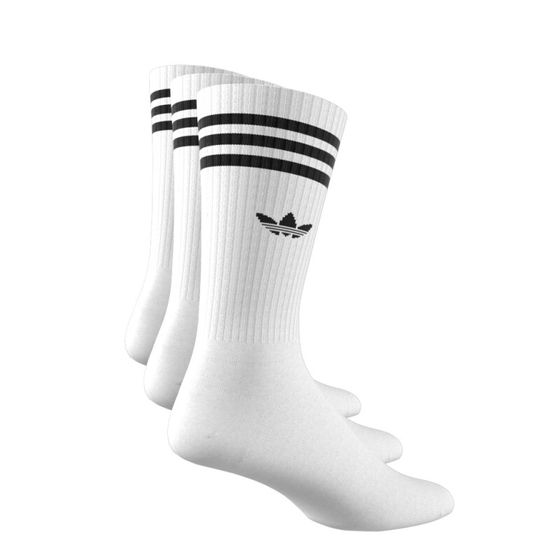 Medias High Crew Sock Unisex Blanco
