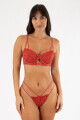 Soutien con aro b & c shadow Rojo birck