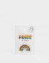 Eventos Varios Lúdico Pin Metálico De Arcoíris "pride" - Combinacion Multicolor