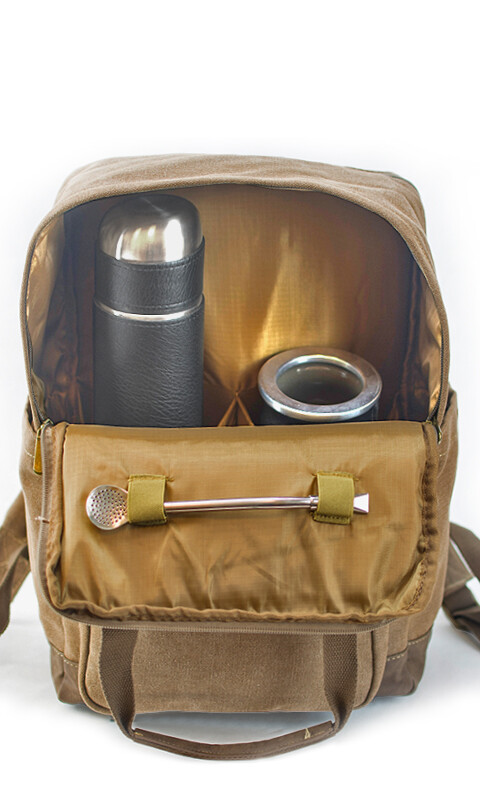 MATERA MOCHILA LANIN CANVAS TOSTADO