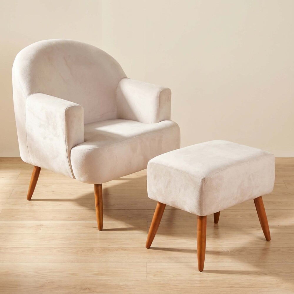 BUTACA TELA NATURAL-BEIGE AGATA BEIGE