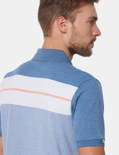 POLO JERSEY RAYADA Piedra
