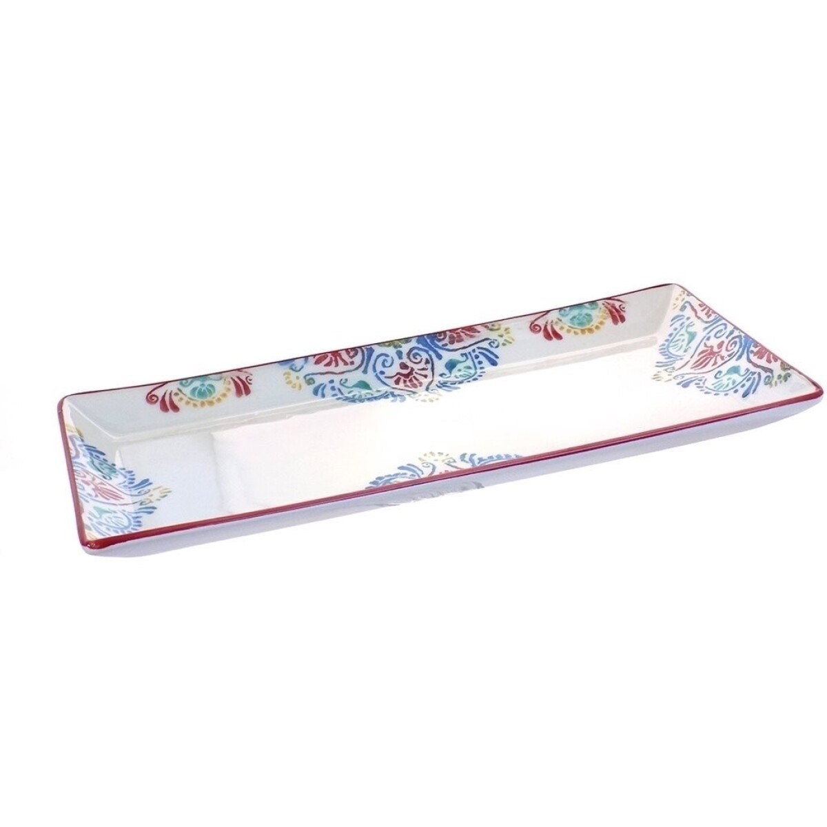 BANDEJA RECTANGULAR 38x18.5CM RAINBOW 