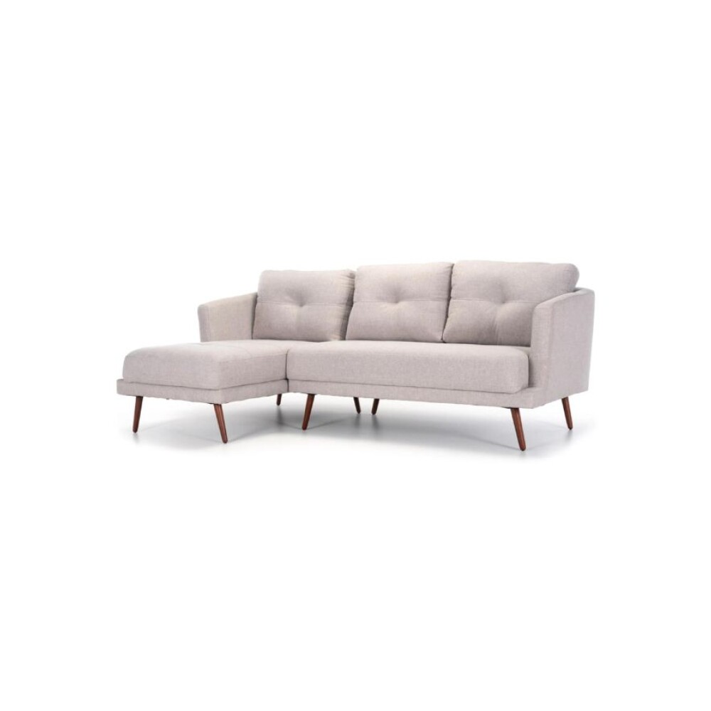 Sofá Con Chaise - Triunfo - 3 Cuerpos Beige - Derecho