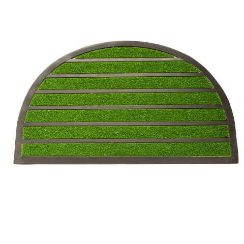 Alfombra media luna antideslizante 2 colores 74*44 cm Alfombra Media Luna Antideslizante 2 Colores 74*44 Cm