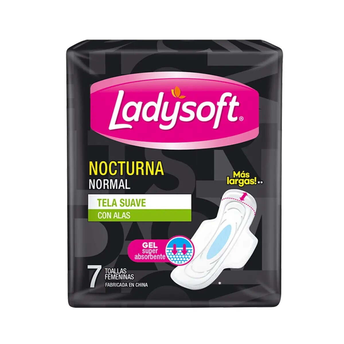 Ladysoft toalla - Nocturna Delgada x7 