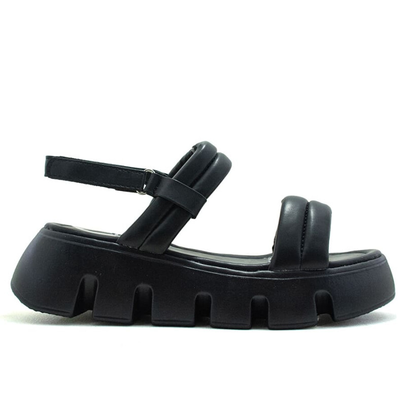 Sandalias - Chill Sunday - Chill Sunday Sandalia doble tira c/pulsera Mujer de Mujer - S3-1 Negro