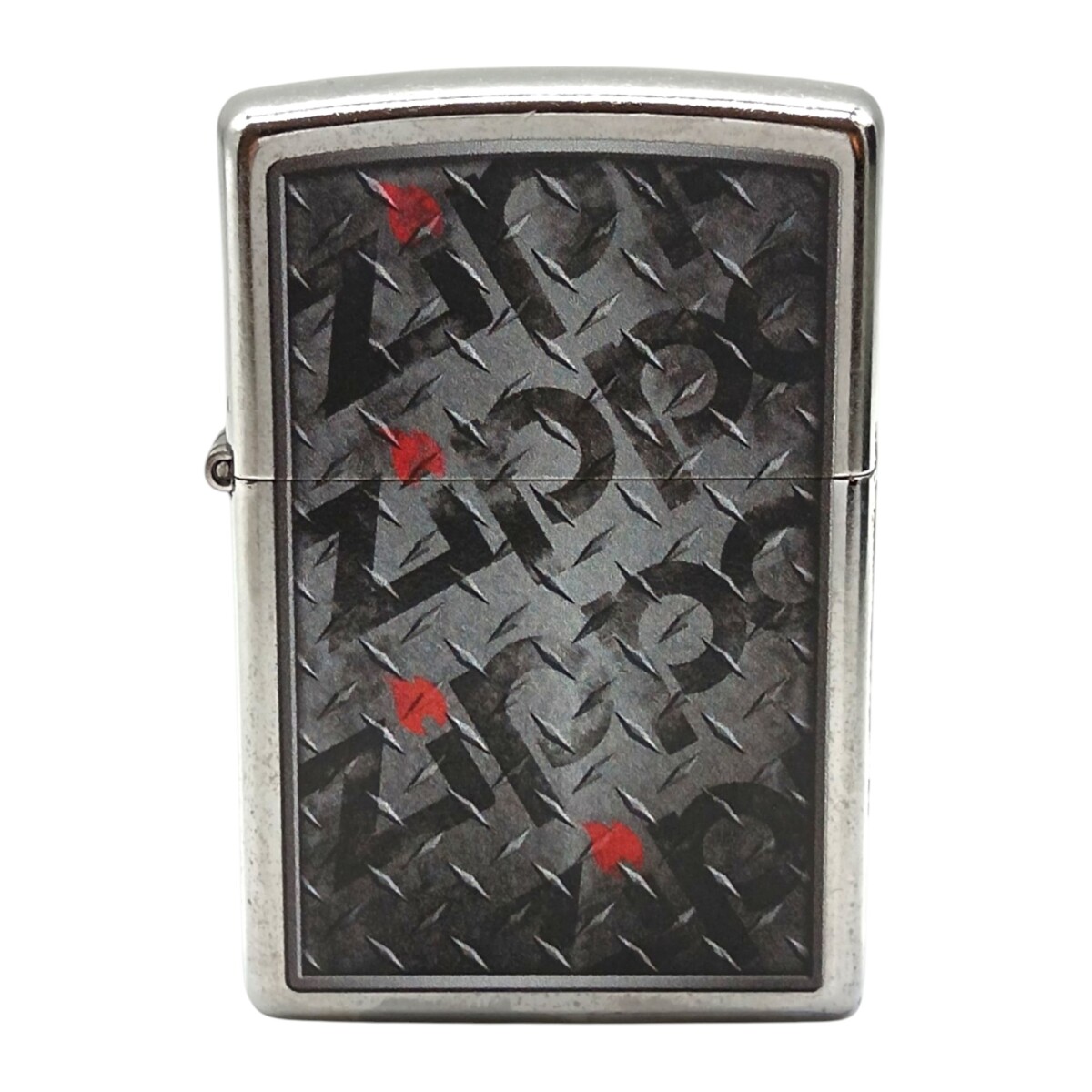 Encendedor ZIPPO 29838 Diamond Plate Zippos Design - ZP298338 - plateadocombinado 