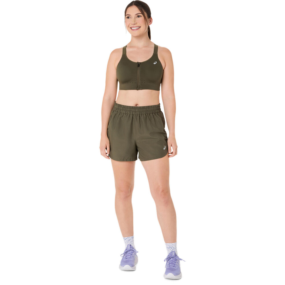Bra Running Road Combination Zip Bra Mujer Dark Olive