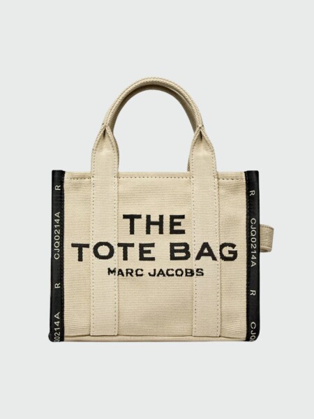 Marc Jacobs- Bolso tejido en jacquard , The small Tote Beige