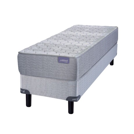 Conjunto Sommier Dorado Premium - 1 Plaza y media 1.10 x 1.90