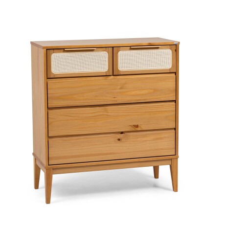 COMODA MADERA-MACIZA MARRON PRAGA