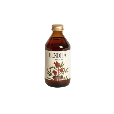 Bendita Kombucha hibisco 250ml Kombucha Hibisco 250ml