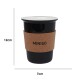 Vaso cerámica Wood 150ml negro