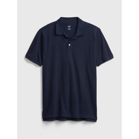 V-STRETCH PIQUE POLO - SOLID TAPESTRY NAVY