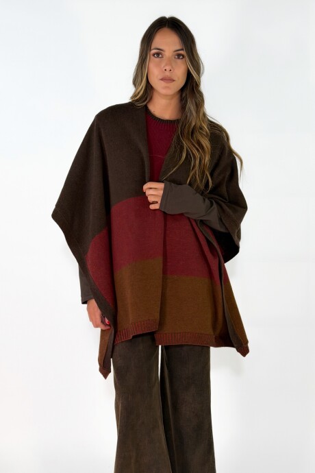 RUANA AMBAR Chocolate