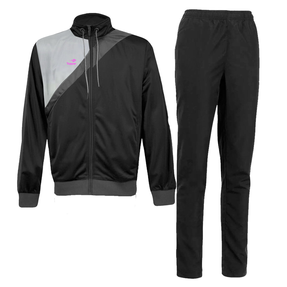 Equipo Deportivo Topper P/Dama Conjunto Entrenamiento - Negro/Rosado 