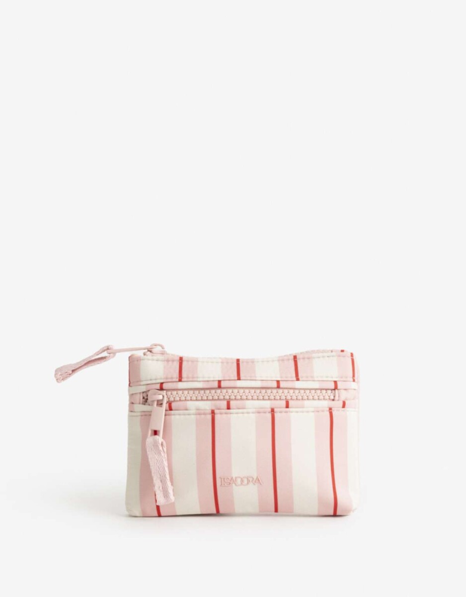 Monedero De Material Reciclado - Estampado Rayas 
