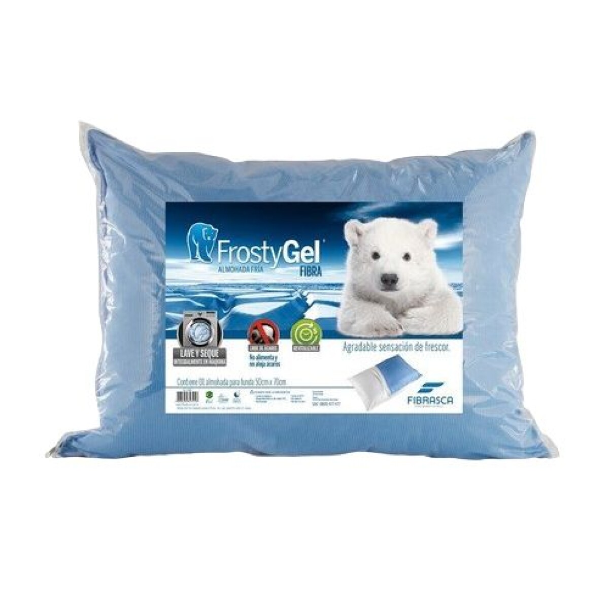 Almohada Frosty Gel fibra siliconada 50x70 cm - 4345 