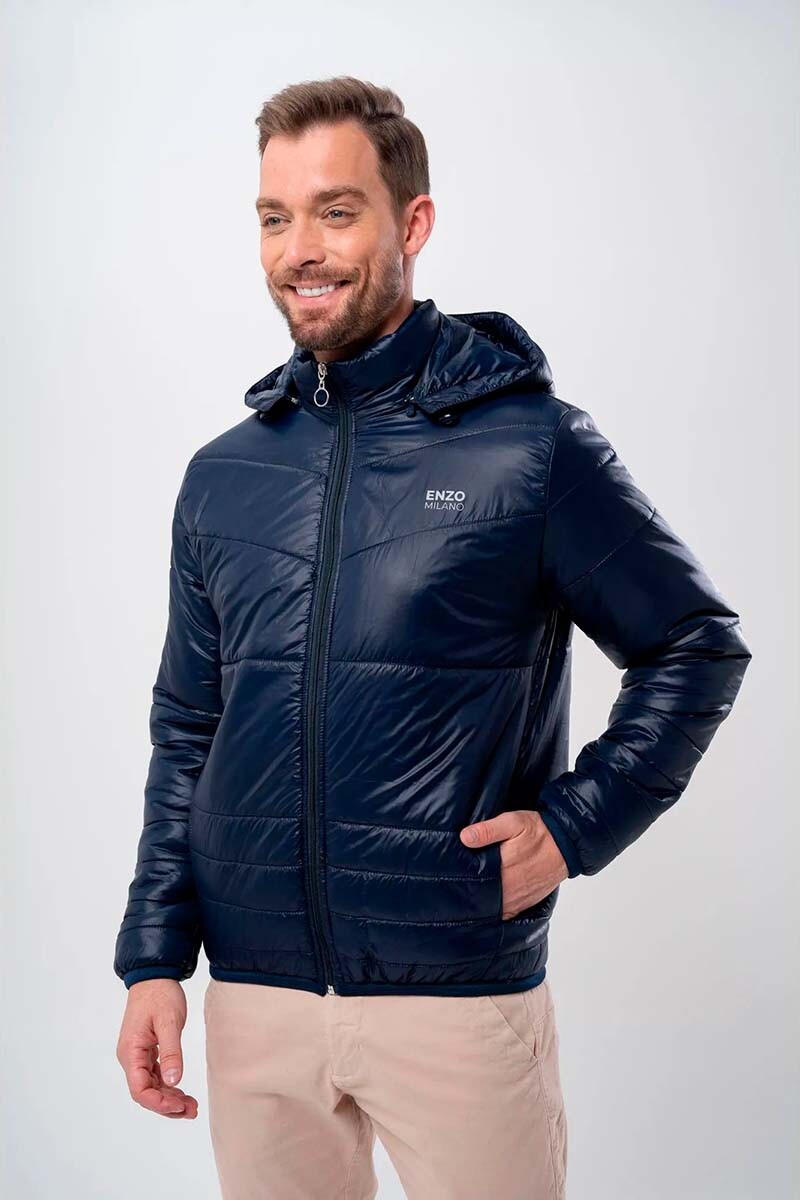 CHAQUETA PUFFER COM CAPUZ 