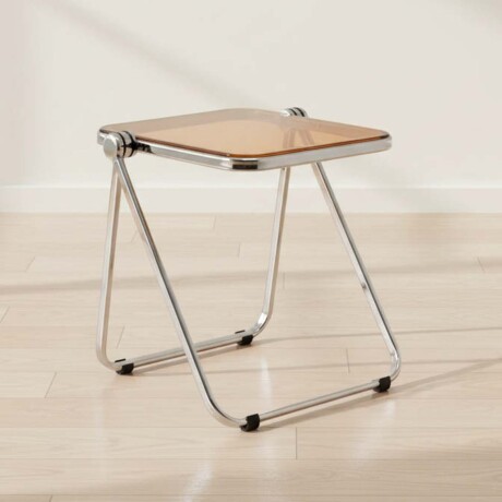 MESA AUXILIAR PET-Y-METAL MARRON SOFÍA