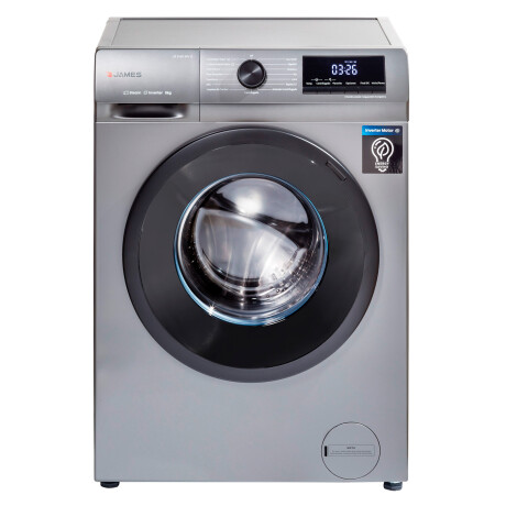 Lavarropas 8 kg carga frontal James LR 8140 Silver Inverter Lavarropas 8 kg carga frontal James LR 8140 Silver Inverter