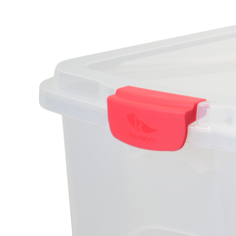 Caja organizadora 80 lts Alta TRANSPARENTE