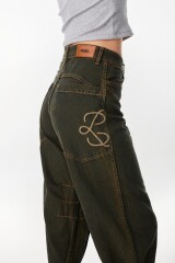Jean Grounded Green Washed