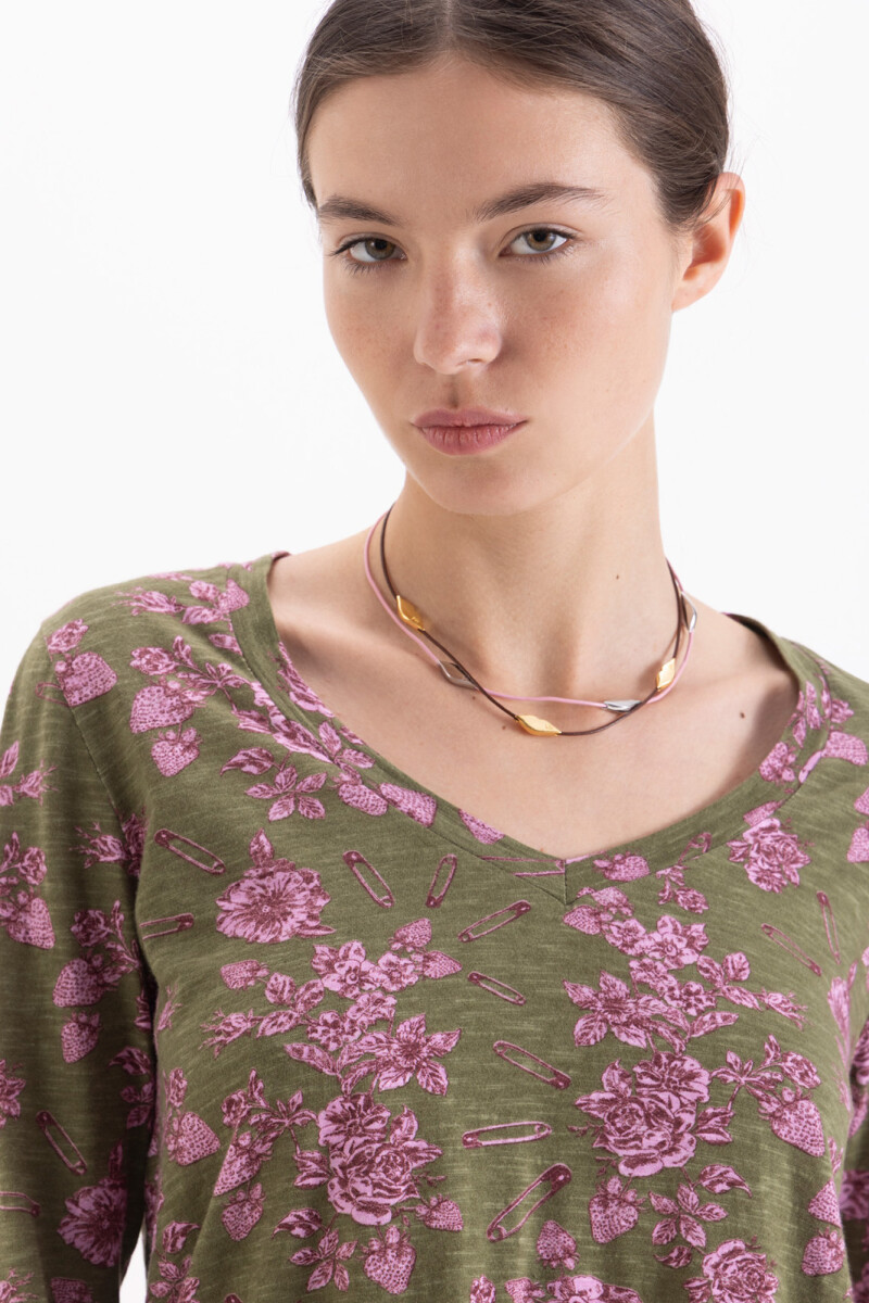 REMERA HALEY Verde Militar