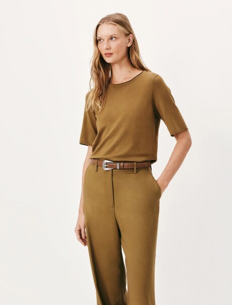 BLUSA MANGA CORTA VERDE