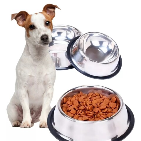 COMEDERO ACERO ANTIVUELCO LILI 22 CM Ø COMEDERO ACERO ANTIVUELCO LILI 22 CM Ø