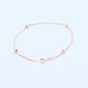 Pulsera oro 18k veneciana con bolitas. Pulsera oro 18k veneciana con bolitas.
