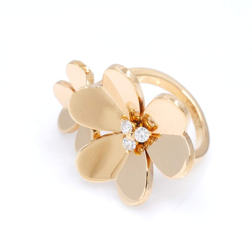 Van Cleef & Arpels Frivole Between the finger anillo en oro 18k y brillantes Van Cleef & Arpels Frivole Between the finger anillo en oro 18k y brillantes
