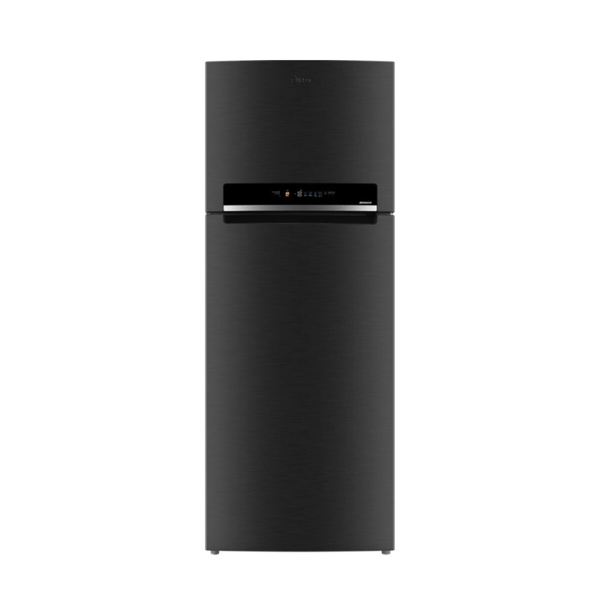 Heladera Midea MDRT651inverter negra con dispensador 