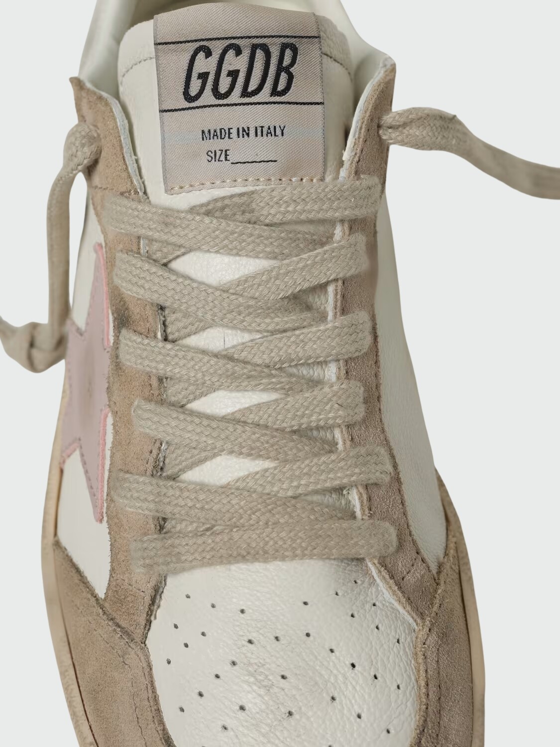 Golden Goose - Ballstar white Pink Alta Automática