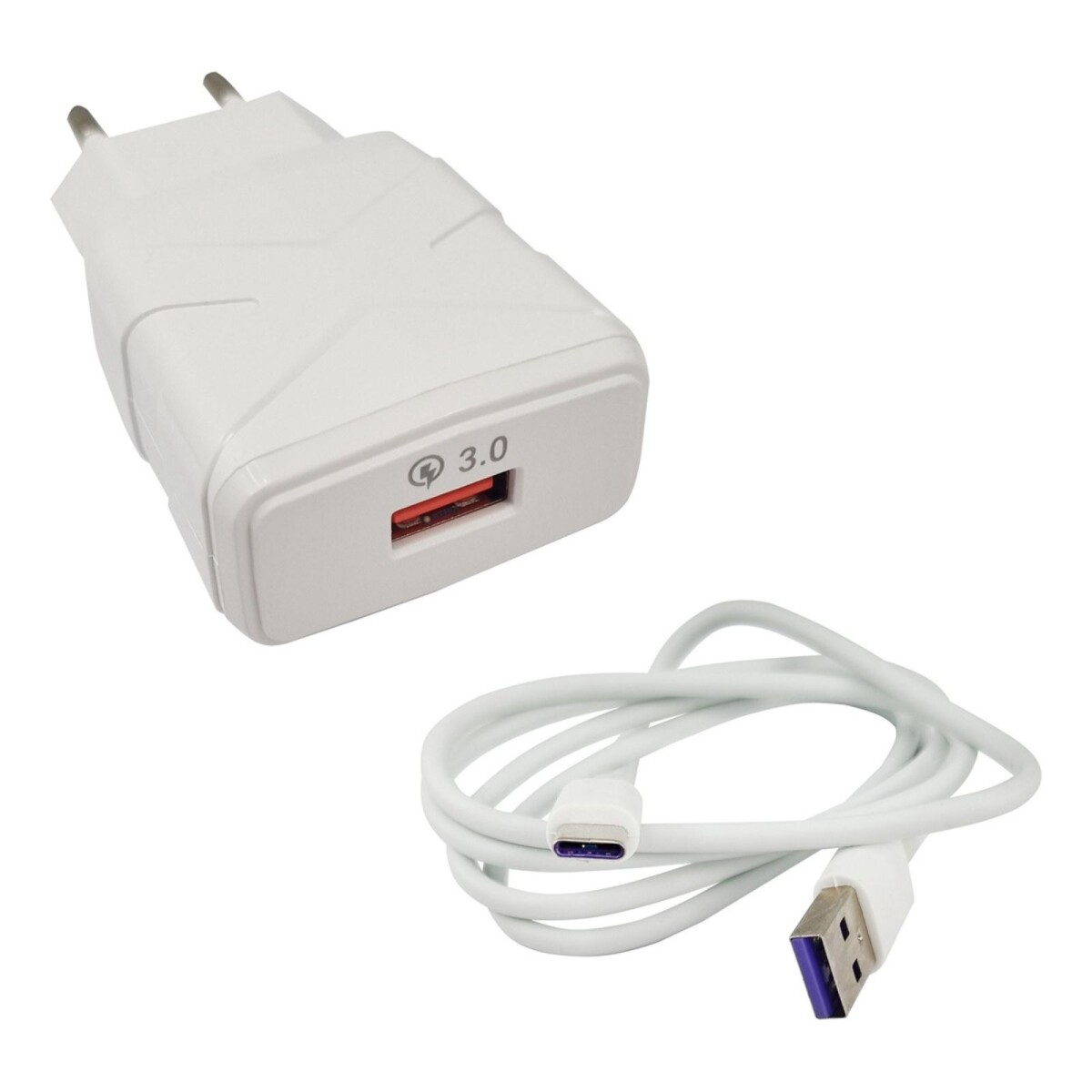 Cargador Carga Rapida Tipo C 5.1 A Ficha Carga Cable 