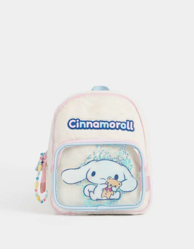 Mochilas y Carteras Infantiles Mochila Fluffy "cinnamoroll" - Combinacion Multicolor