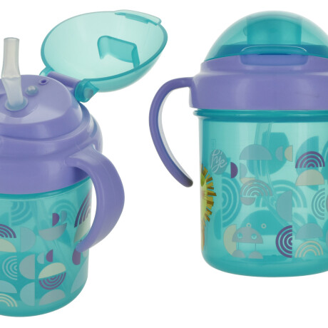 VASO C/SORBITO TAPA Y DOS ASAS P/BEBE 160ML 22918 Q60 VASO C/SORBITO TAPA Y DOS ASAS P/BEBE 160ML 22918 Q60