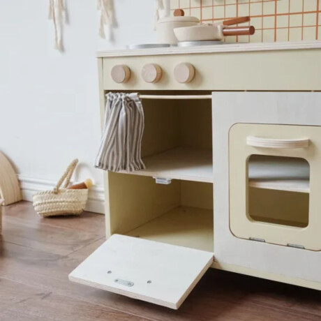 Juego Infantil de Cocina Madera Vintage