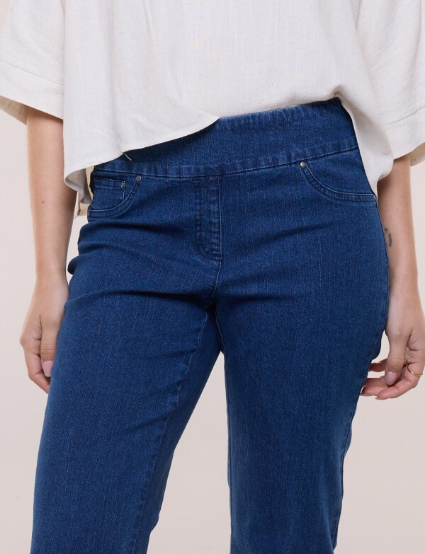 Capri Pull On Denim JEAN