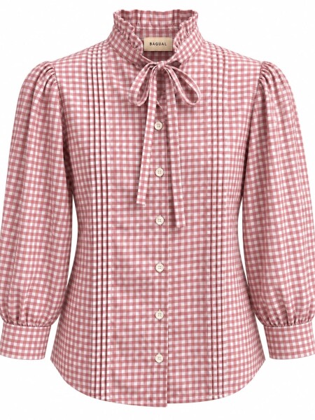 Blusa Vichy Rosa
