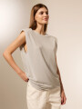 Remera Micaeli Plateado