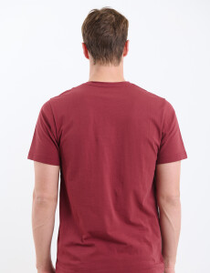 520658 T-SHIRT HARRINGTON LABEL Bordo