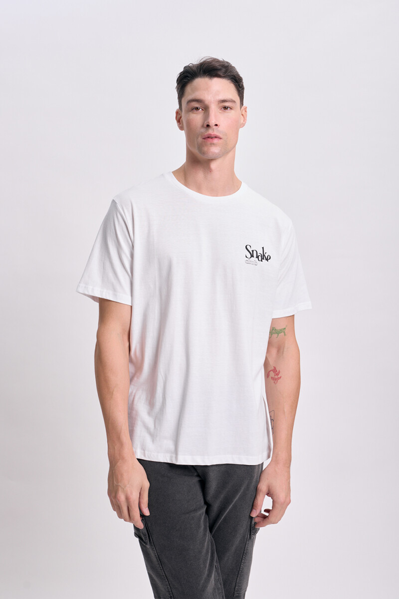 Remera estampa Blanco