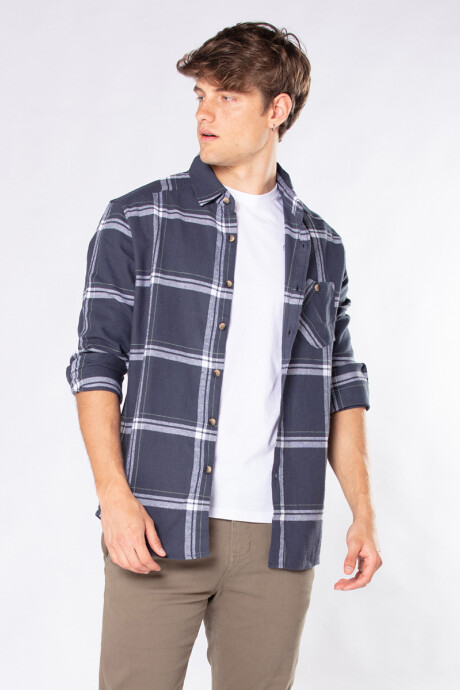 CAMISA POSCAOT Navy/negro