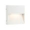ARTEFACTO EXTERIOR DE PARED CUADRADO GALEANO 3W Luminaria de Exterior de Pared Cuadrado Galeano 3W Blanco